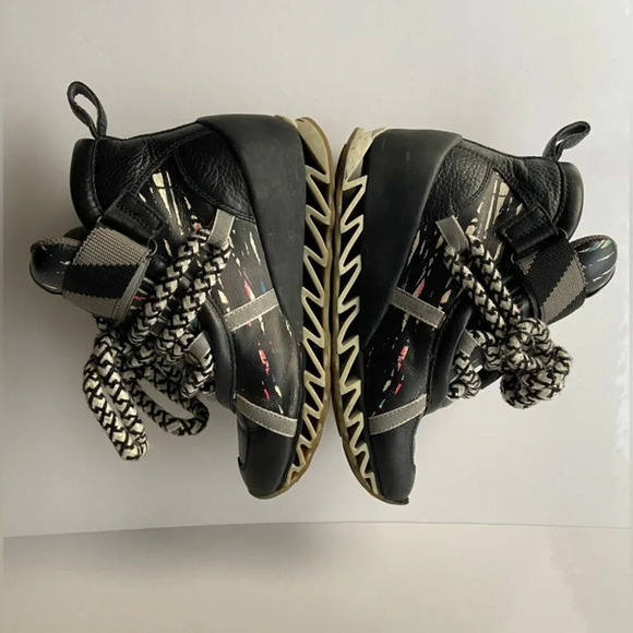 Bernhard Willhelm Camper Together Black Hightop Sneakers Sz 35 - Picture 5 of 10